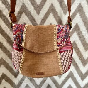 The Sak Sakroots Foldover Crossbody Bag